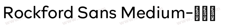 Rockford Sans Medium字体转换